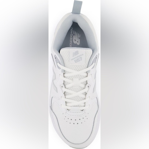 New Balance 857 White Athletic Training Shoes, Size 8 Wide - Picture 3 of 12